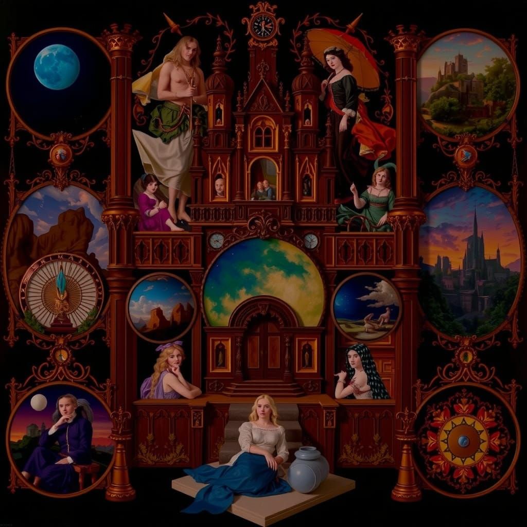 Ornate Palace in the Style of Richard Dadd