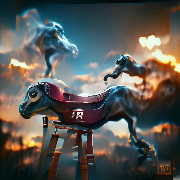 Rocking Horse: Beautiful Concept Art in 3D
