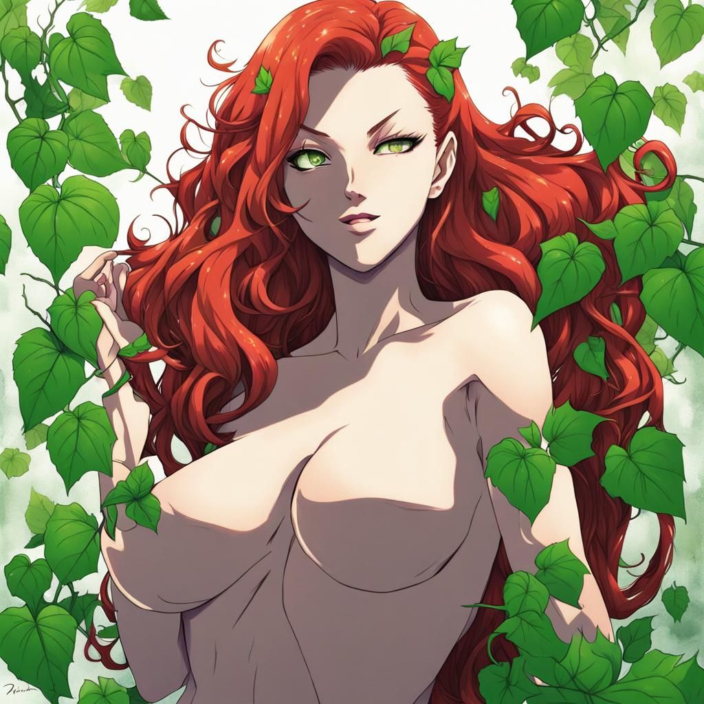 Anime Style Poison Ivy Key Visual