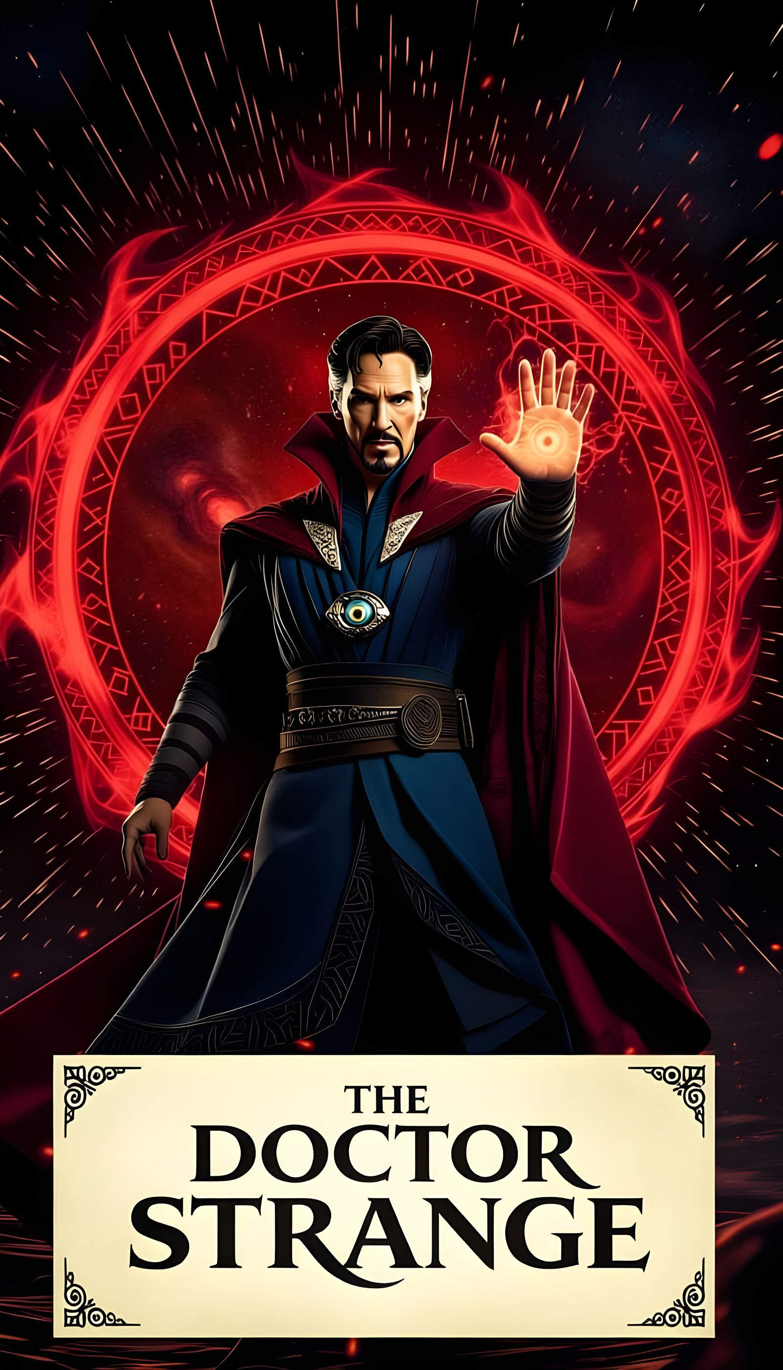 Doctor Strange Conjures Cosmic Portal, Cinematic Realism