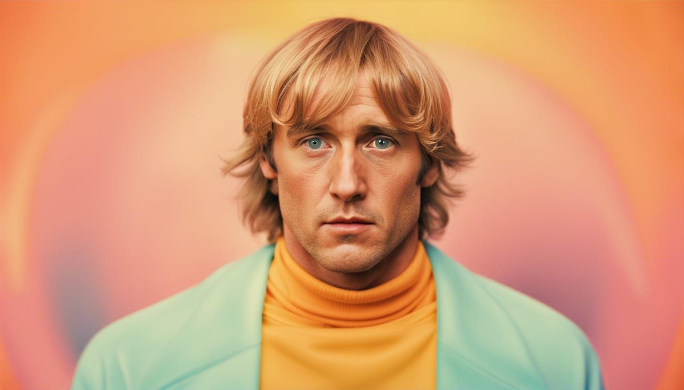 Surreal Owen Wilson as Luke Skywalker Portrait