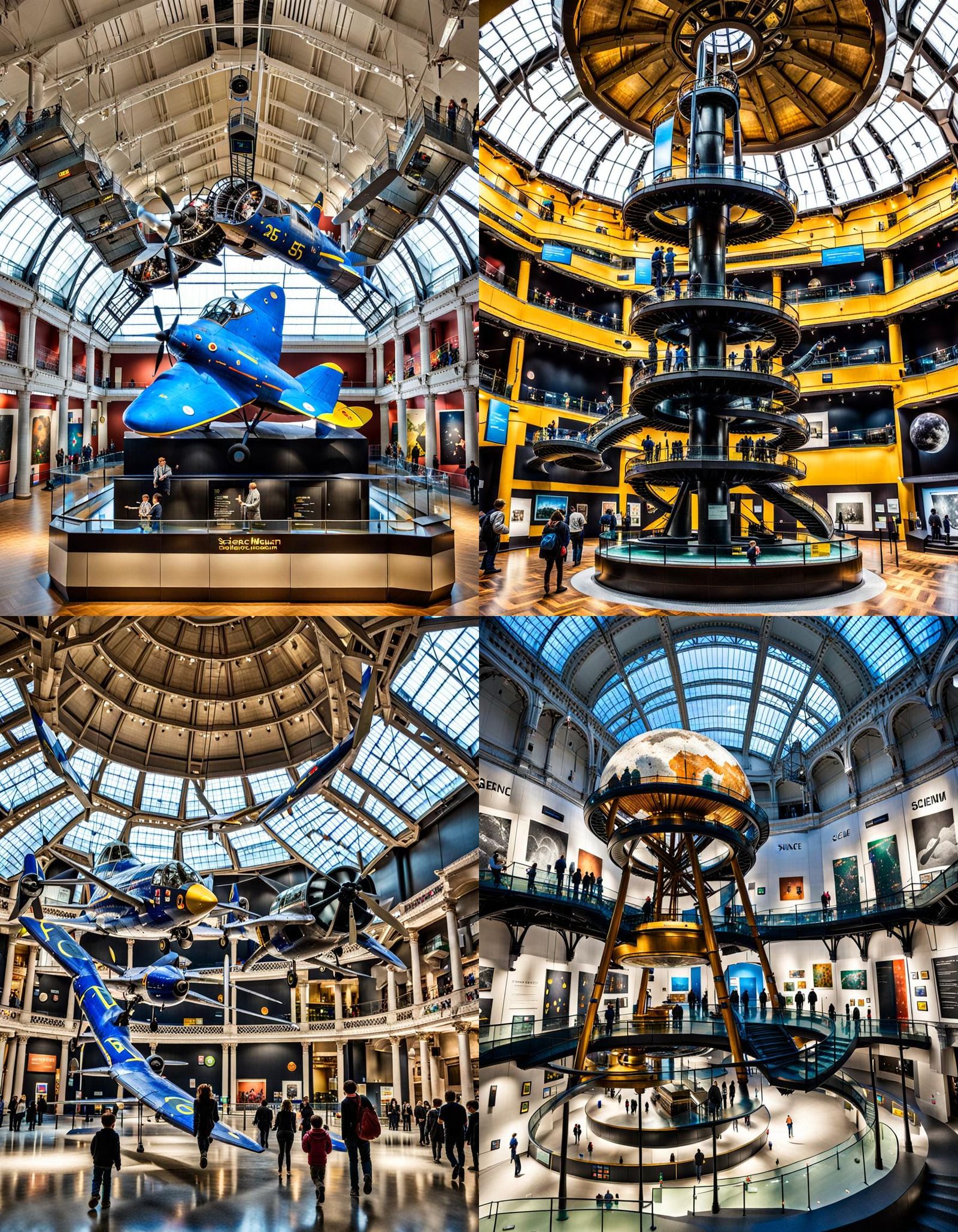 AI Generated Image of a Science Museum