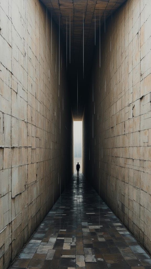 Melancholic Faces and Mirages in Oil Painting