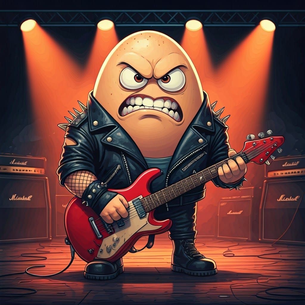 Electric Egg Rebel Shreds the Stage