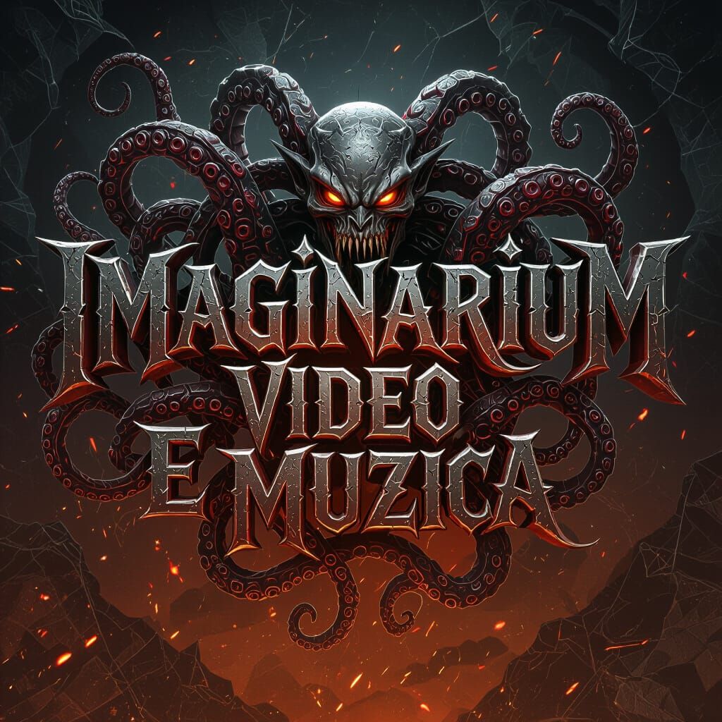 Heavy Metal Logo Art for Imaginarium Video E Muzica