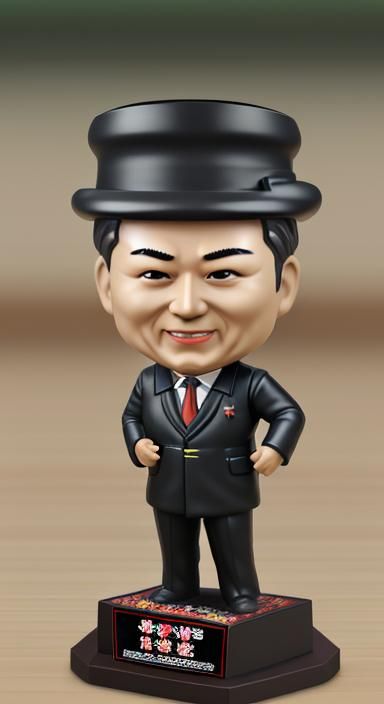 A 3D toy figure (Bobblehead)  North Korea President Kim Jong...