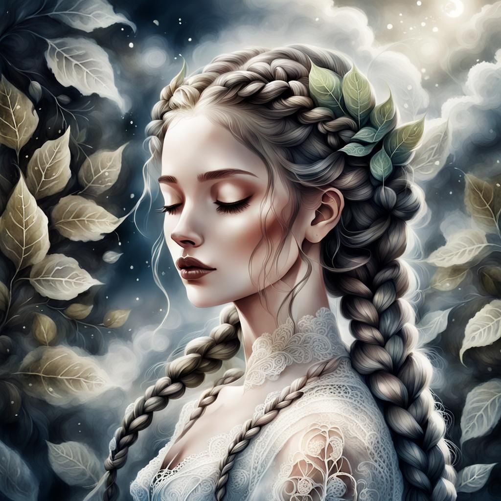 Dreamscape Portrait in Gothic Fantasy Art Style