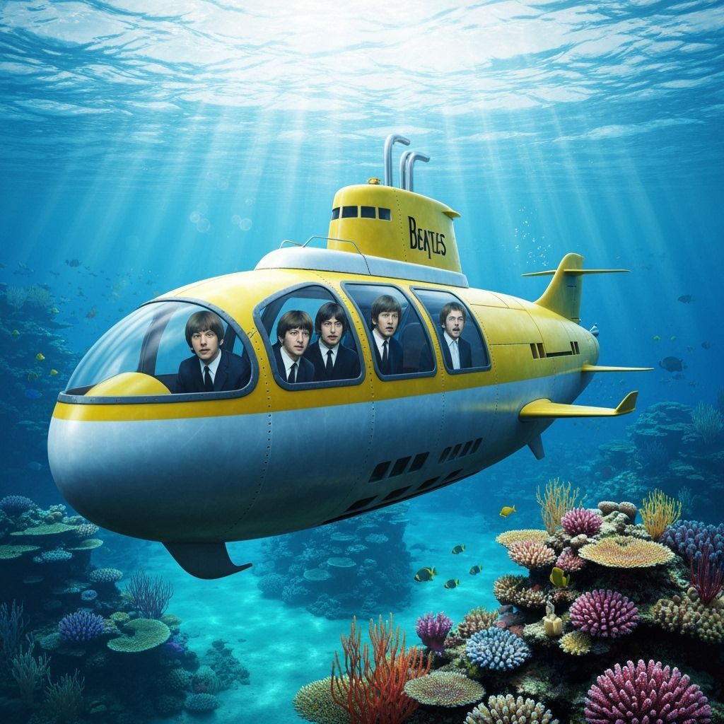 The Beatles' Yellow Submarine in Paradise