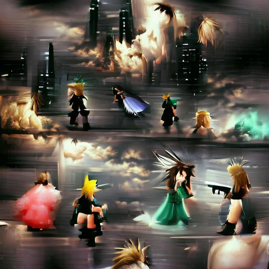 Iconic Spiky-Haired Hero From Final Fantasy VII