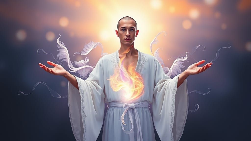 Ethereal Guardian of the Sacred Silver Violet Flame