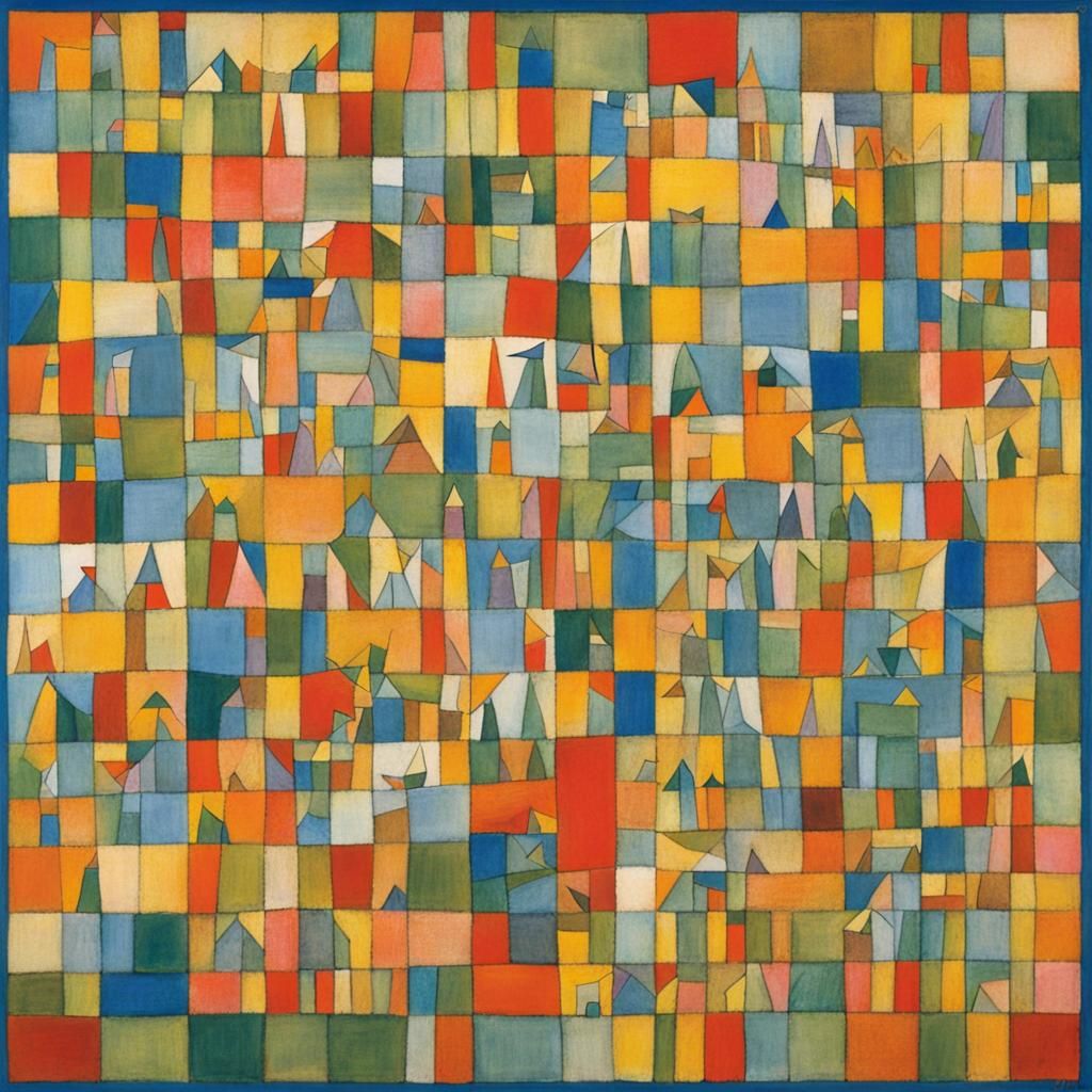 Naive Art Inspired by Klee and Hobbie