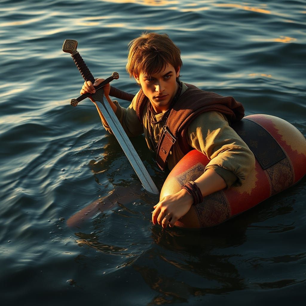 Medieval Warrior in Turmoil