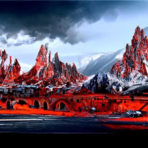 Detailed Matte Painting in 8k Resolution