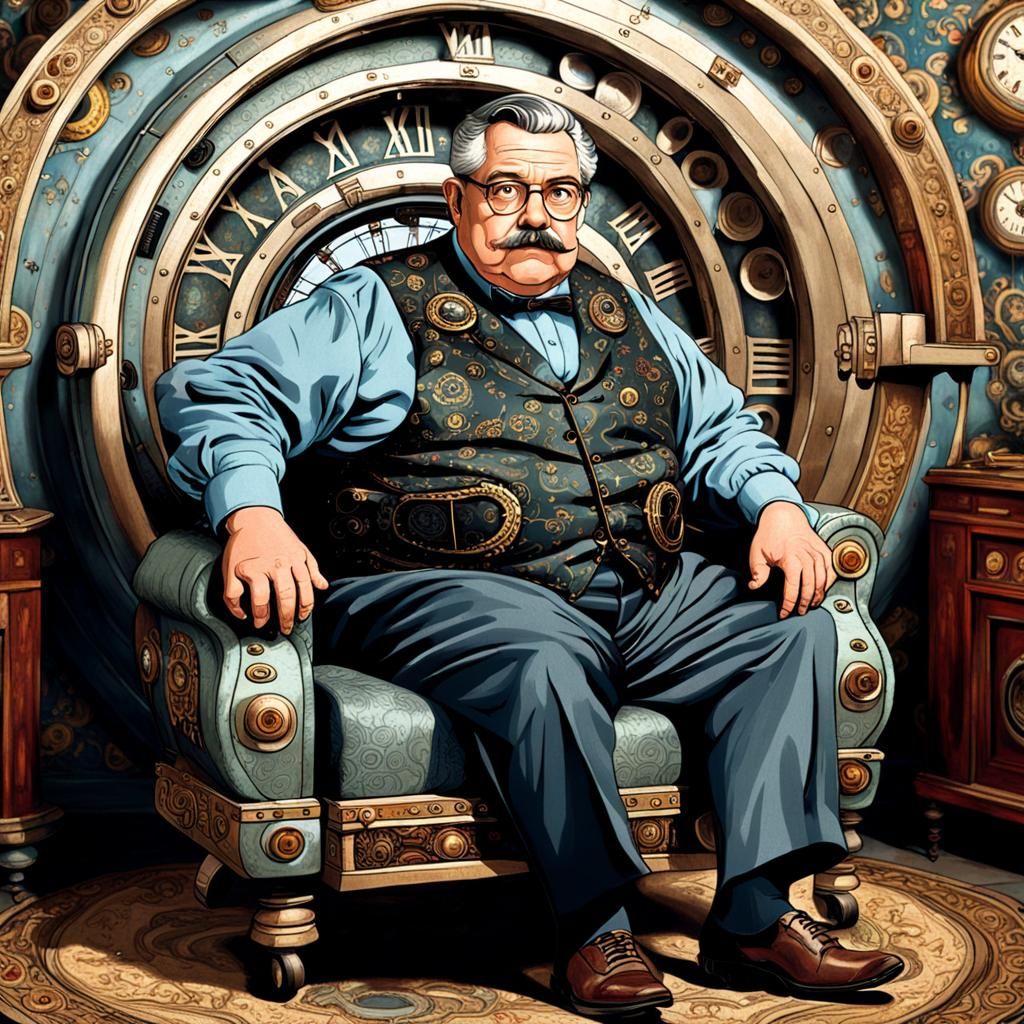 Man in Elaborate Time Machine