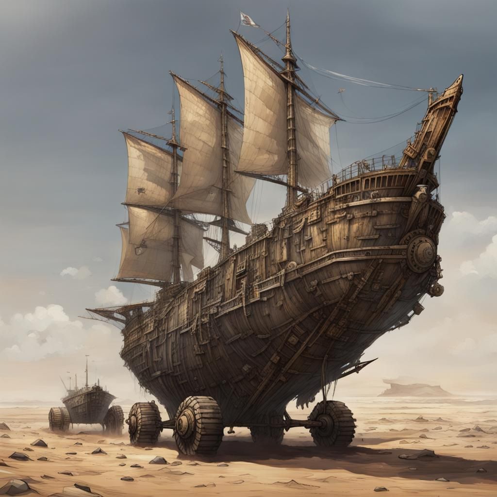 Wasteland Warship: Sailing Through Desolation