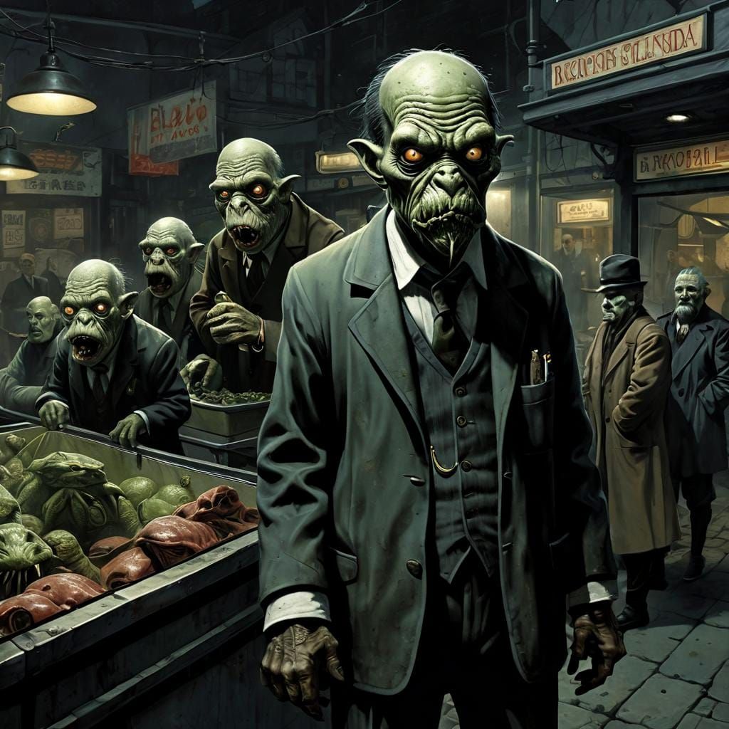 Innsmouth Black Friday in Gou Tanabe Style