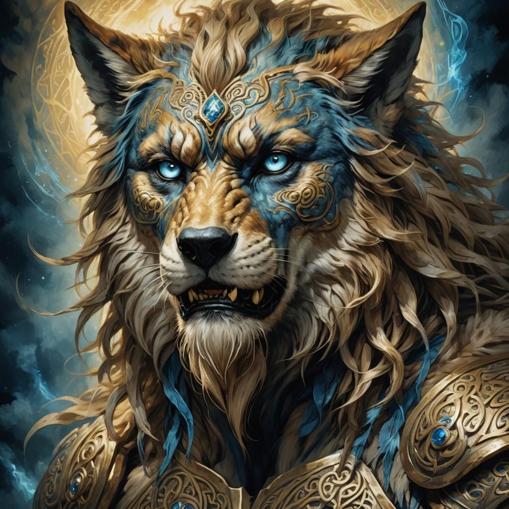 Chu Culainn Transformation in Celtic Mythological Art