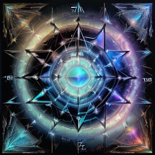 Yin Yang Wolves Spinning in Fire and Ice