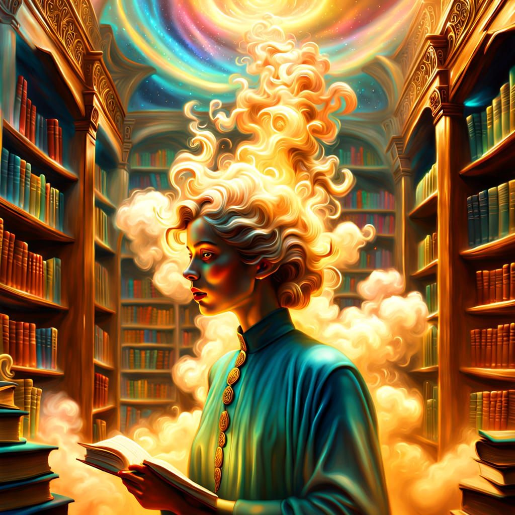 Dreamlike Library: Epiphany in Abstract Expressionism