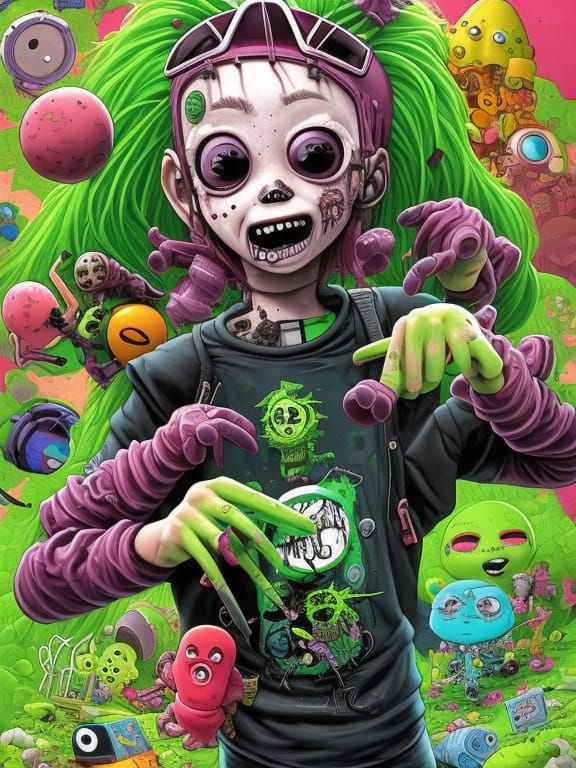 Garbage Pail Tots: Cynthia Cybergoth