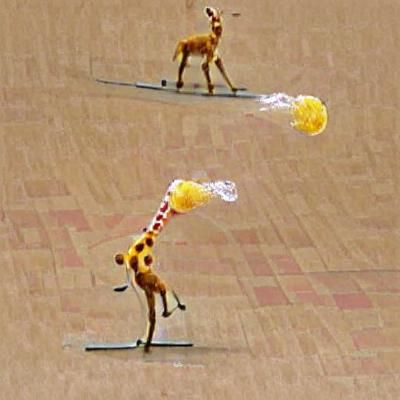 Sneezing Giraffe Jumping Rope