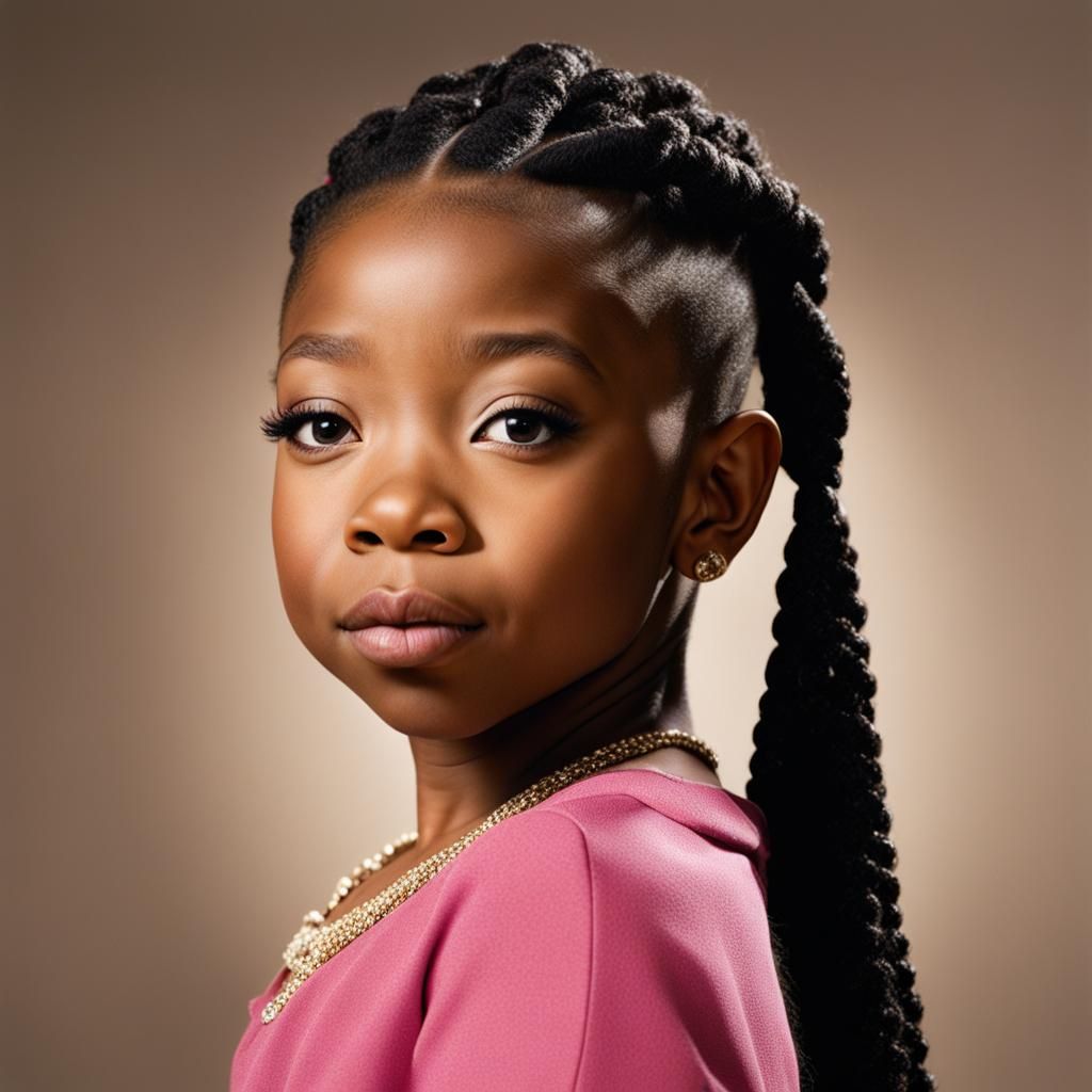 Toddler Portrait with Hyperrealistic Details