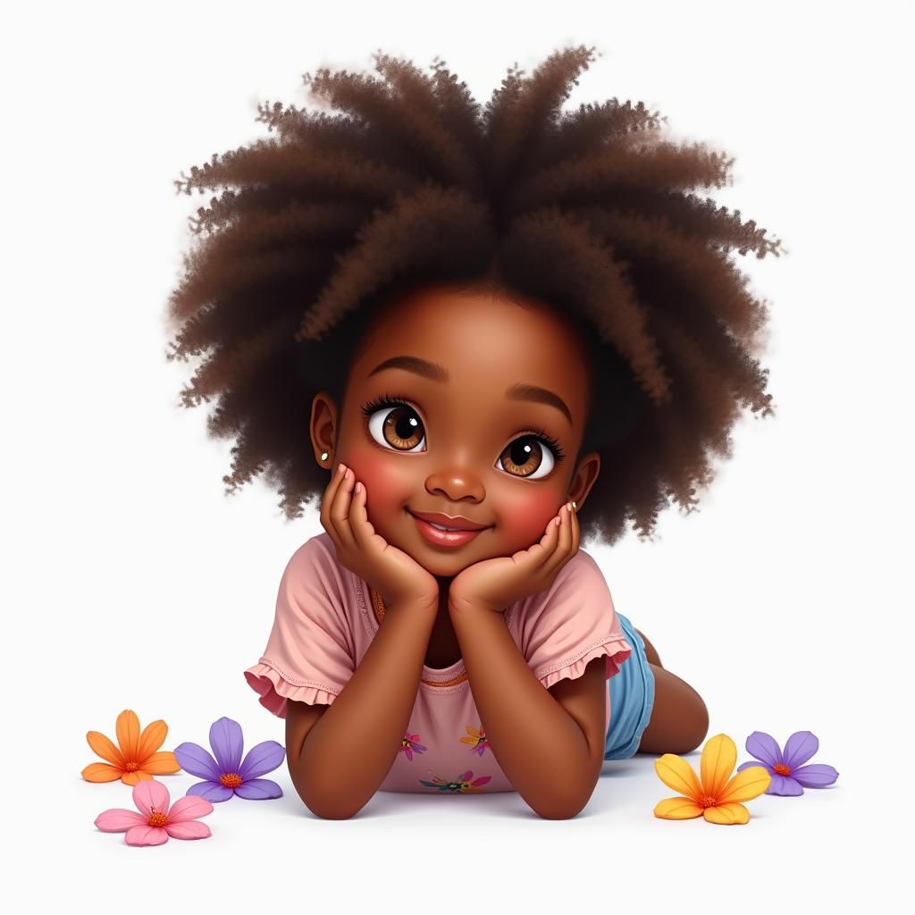 Hyper-Realistic Portrait of Girl with Hazel Eyes