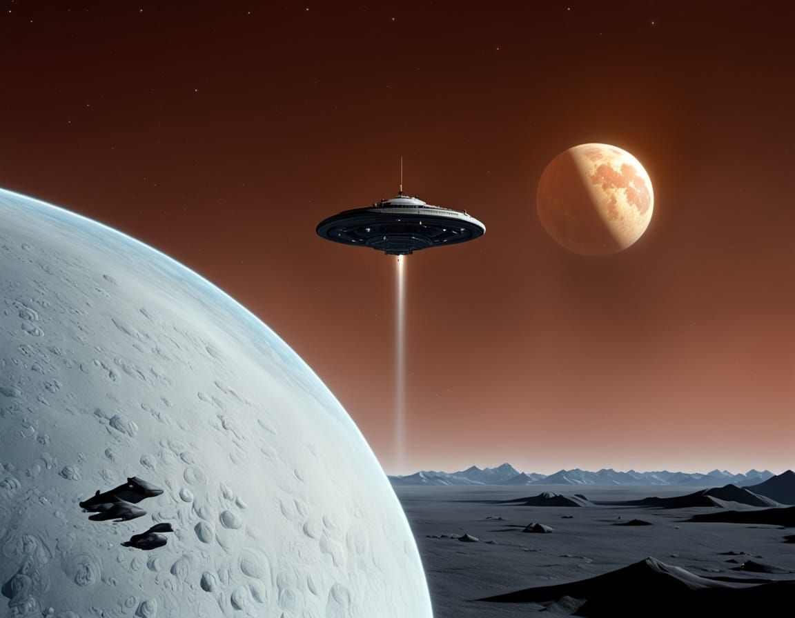 A Futuristic World Unveiled in Stunning Hi-Contrast Sharpnes...