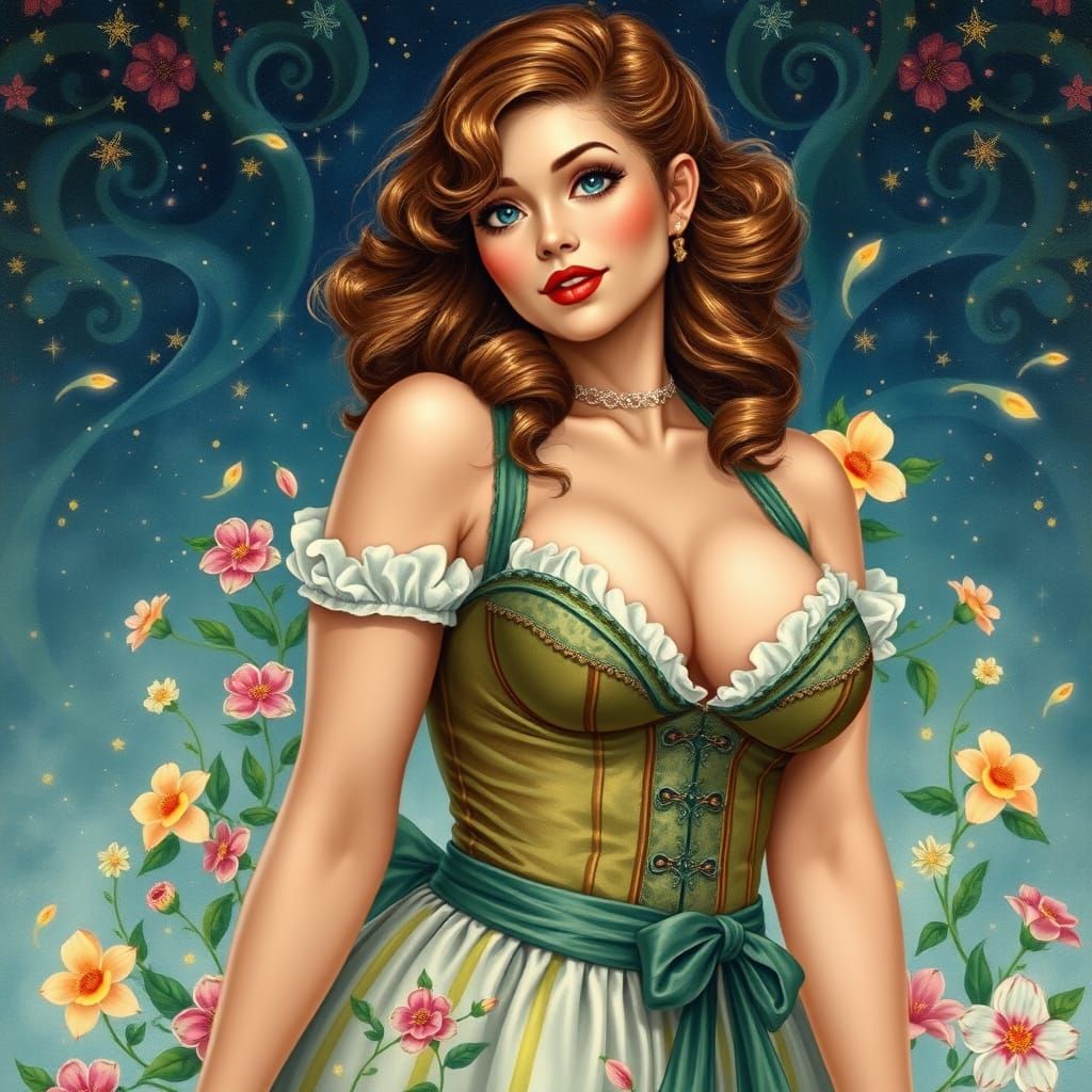 Bavarian Pin-up