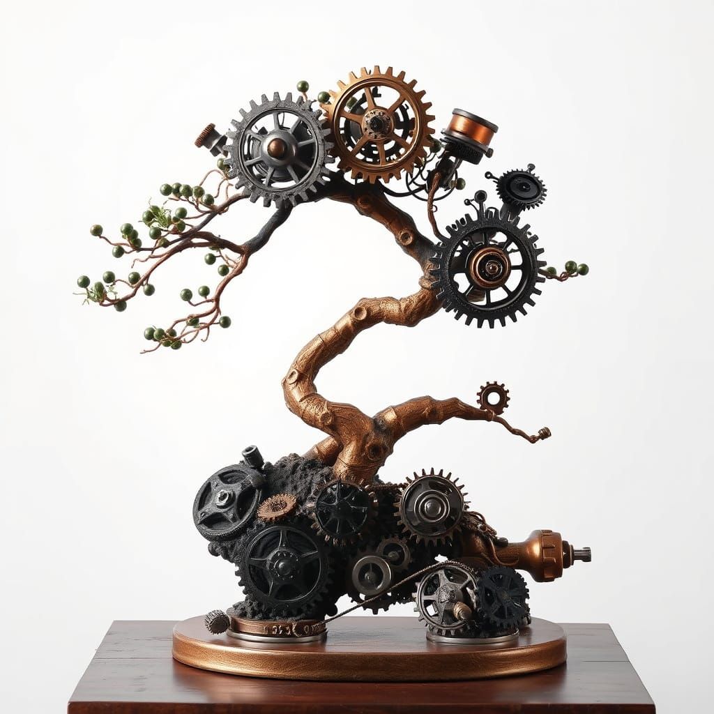 Steampunk bonsai