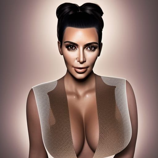 Covered Bust Portrait with Bokeh Lighting