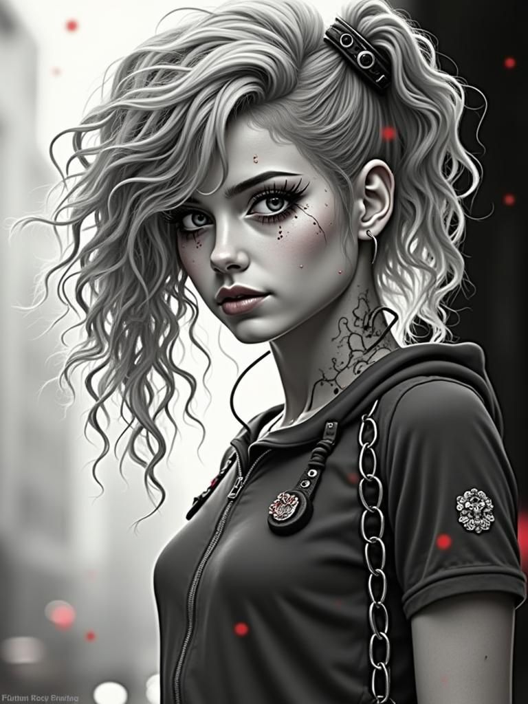 Horror Landscape in Red, No Humans