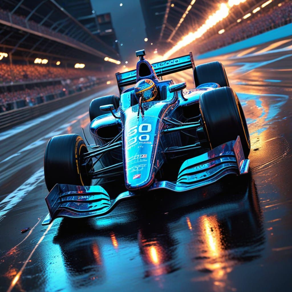 Indianapolis 500: Cosmic Astral Illustration