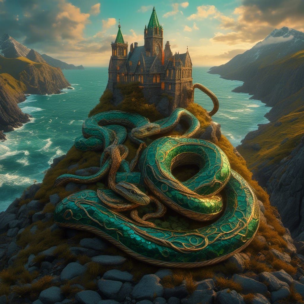 Saint Patrick Banishes Snakes from Ireland