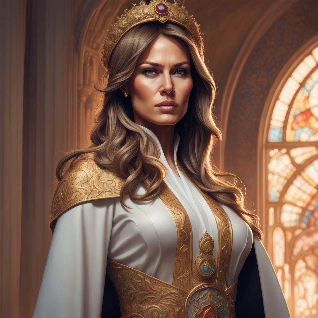 Renaissance Icon: Melania Trump Portrait