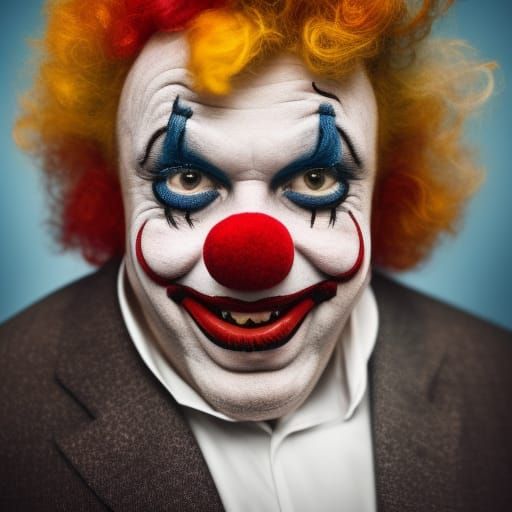 Mr. Beast as Clown: Professional Portrait Photography