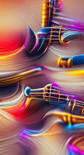 Abstract Musical Instruments in 8K Resolution