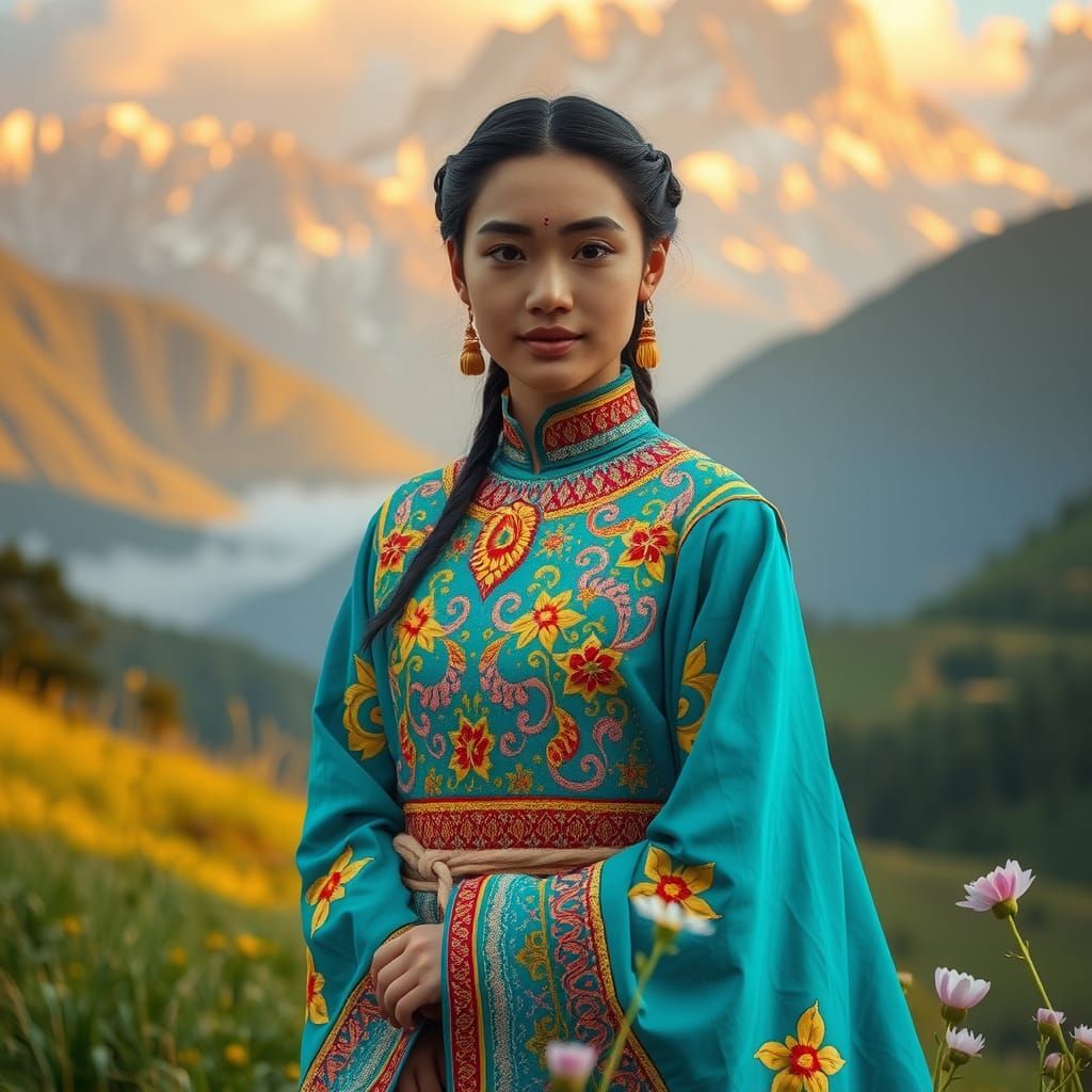Beautiful Bhutan Lady 🇧🇹