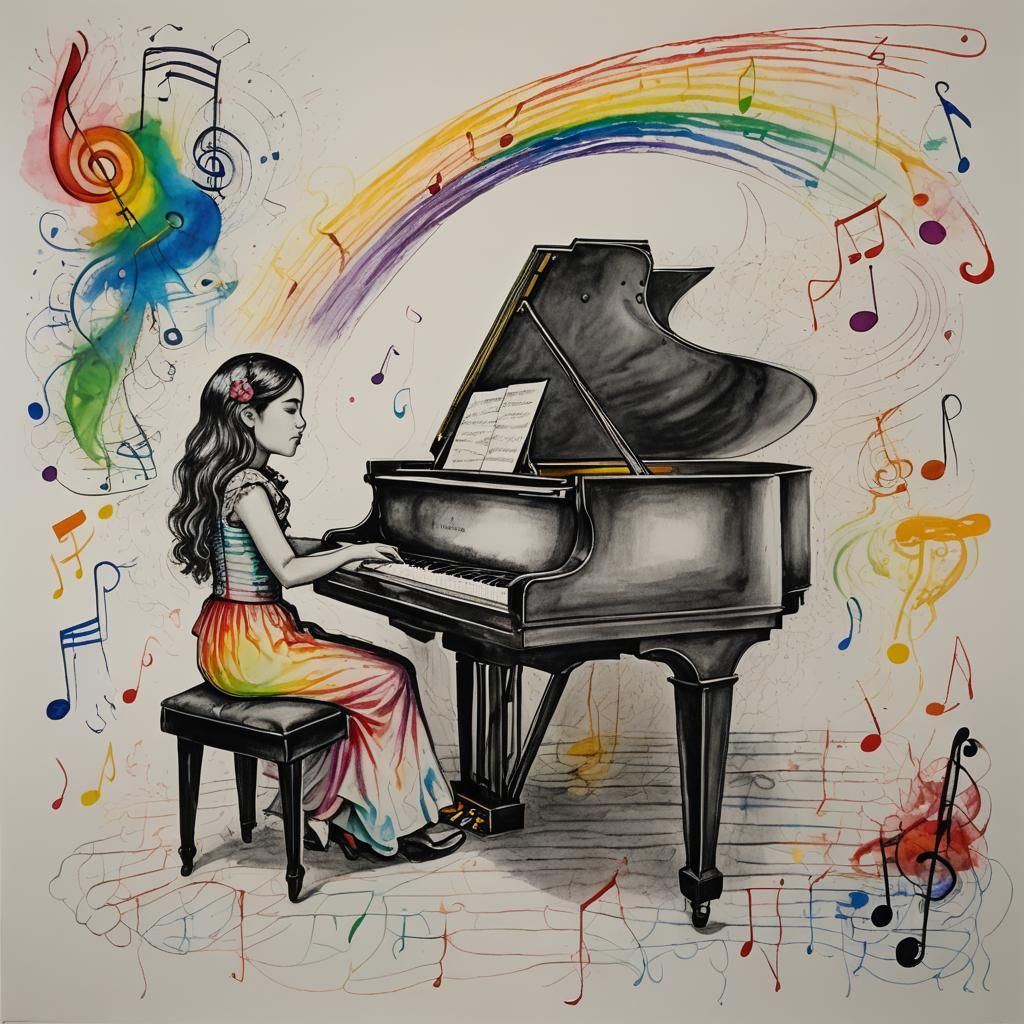 Kids Crayon drawings ,surreal child's drawing  of a  female ...