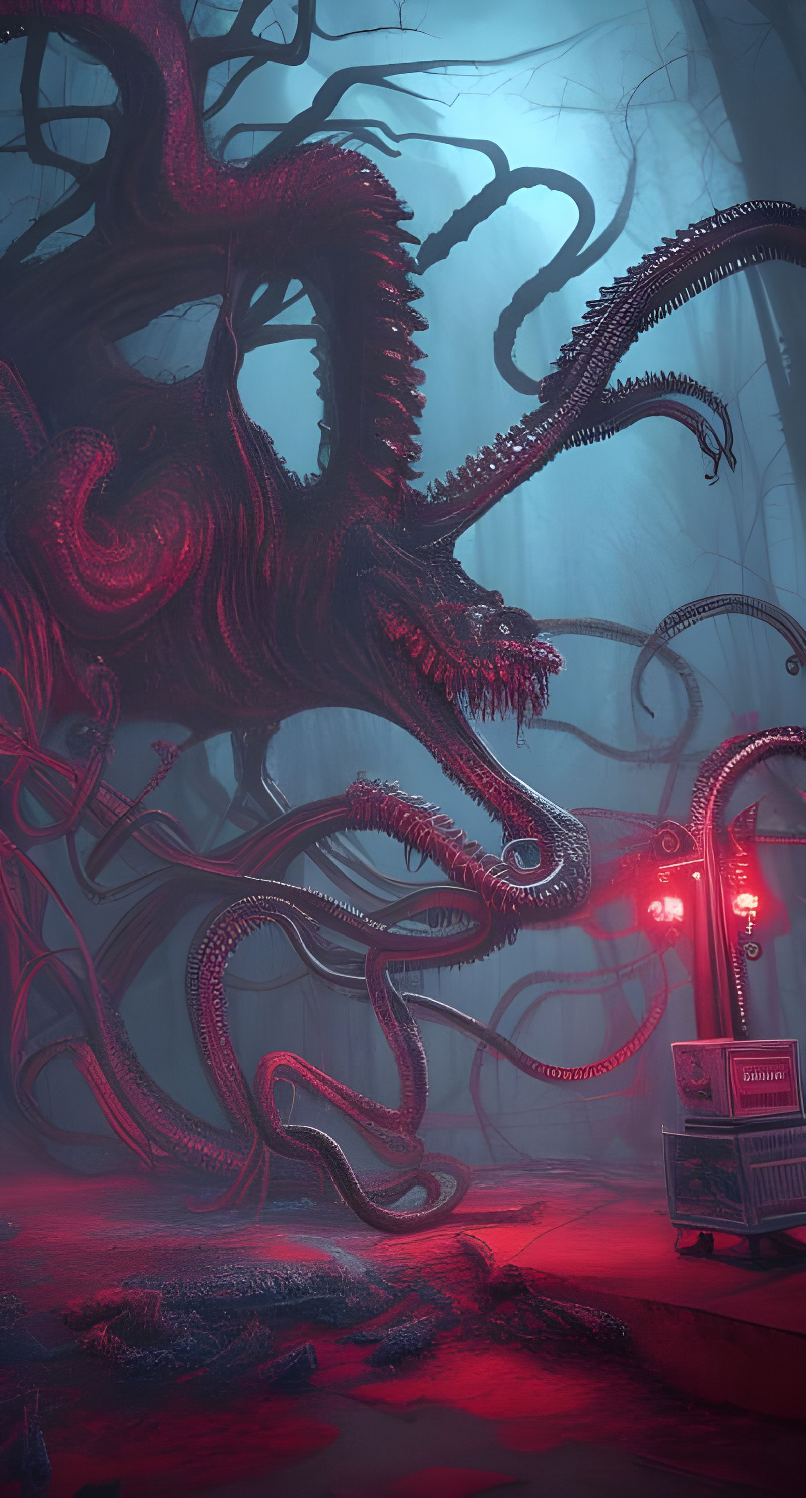 Dark Post-Apocalyptic World Ruled by Lovecraftian God