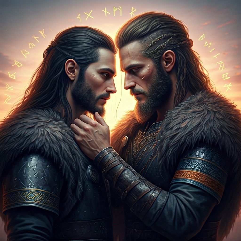 Nordic Warriors' Tender Dawn Encounter