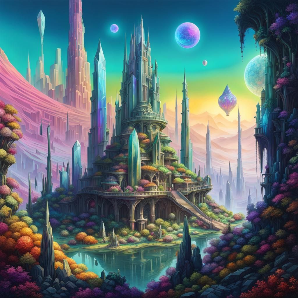 extraterrestrial crystal city