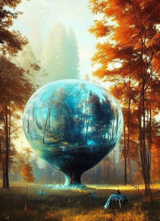 Autumnal Landscape in a Fantastical Style