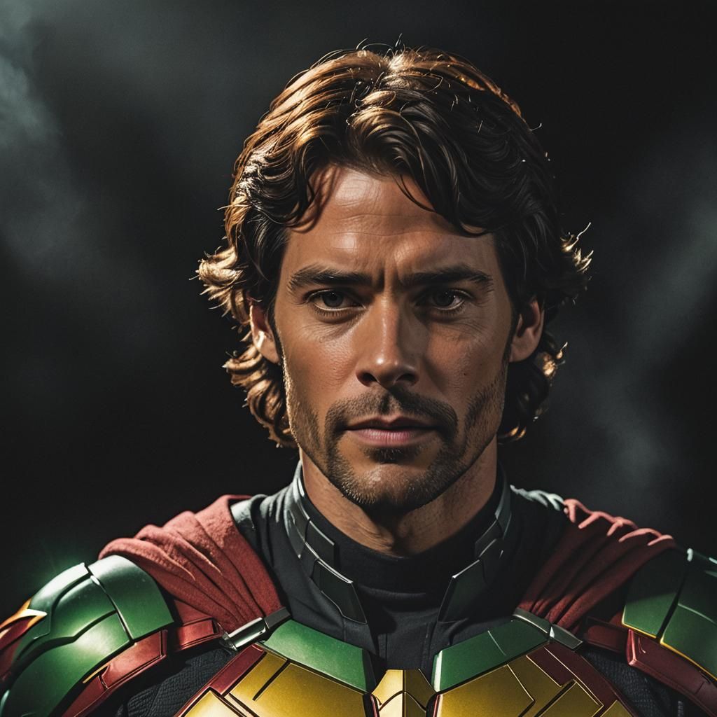 Mister Miracle Realism Portrait in Cinematic Style