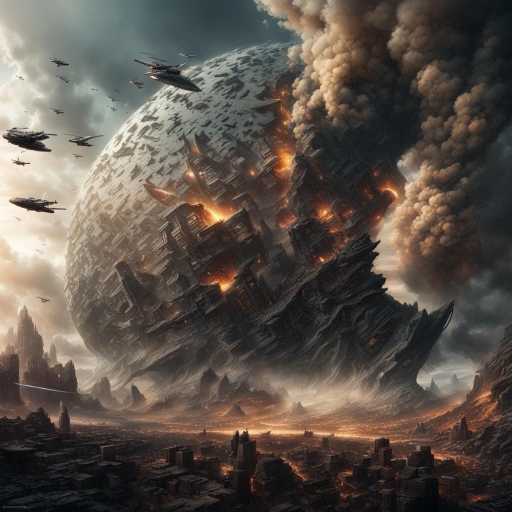 Interdimensional War Between Colliding Realities