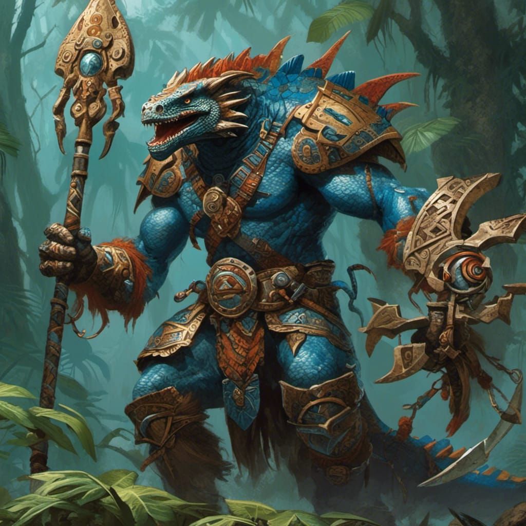 WARHAMMER: Saurus Artificer (V1)