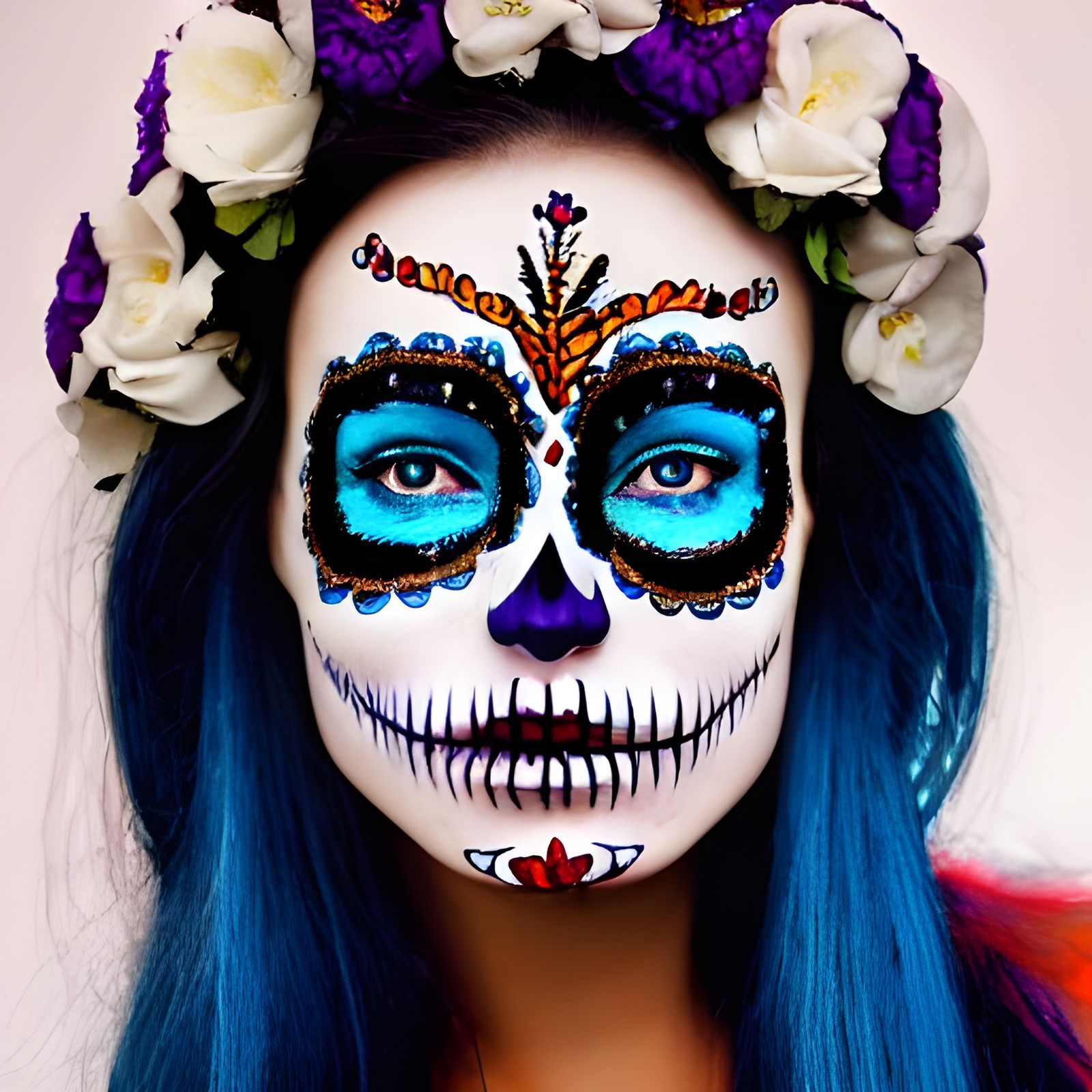 Day of the Dead Woman Portrait
