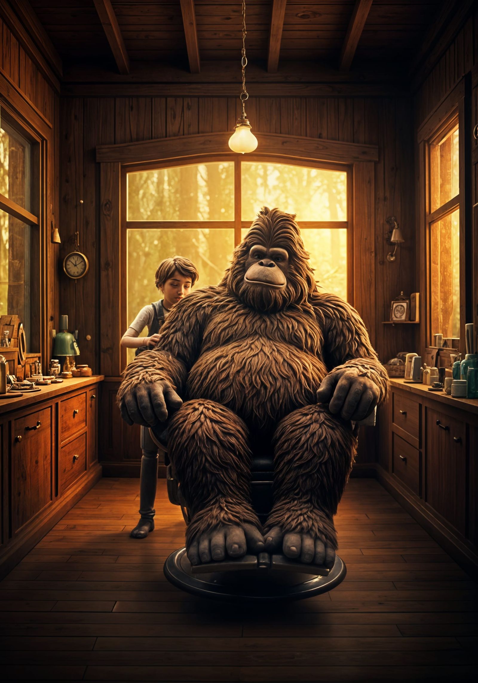 Ben the Bigfoot barber