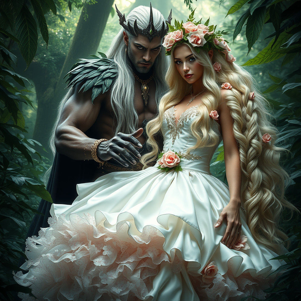 Dark Forest Spirit Captures Absurdly Dressed Bride