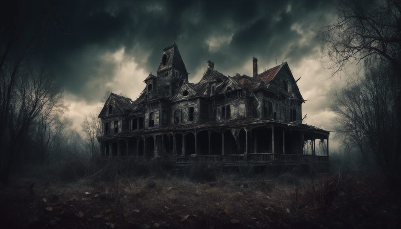 Sublime Haunted House with Deep Shadows
